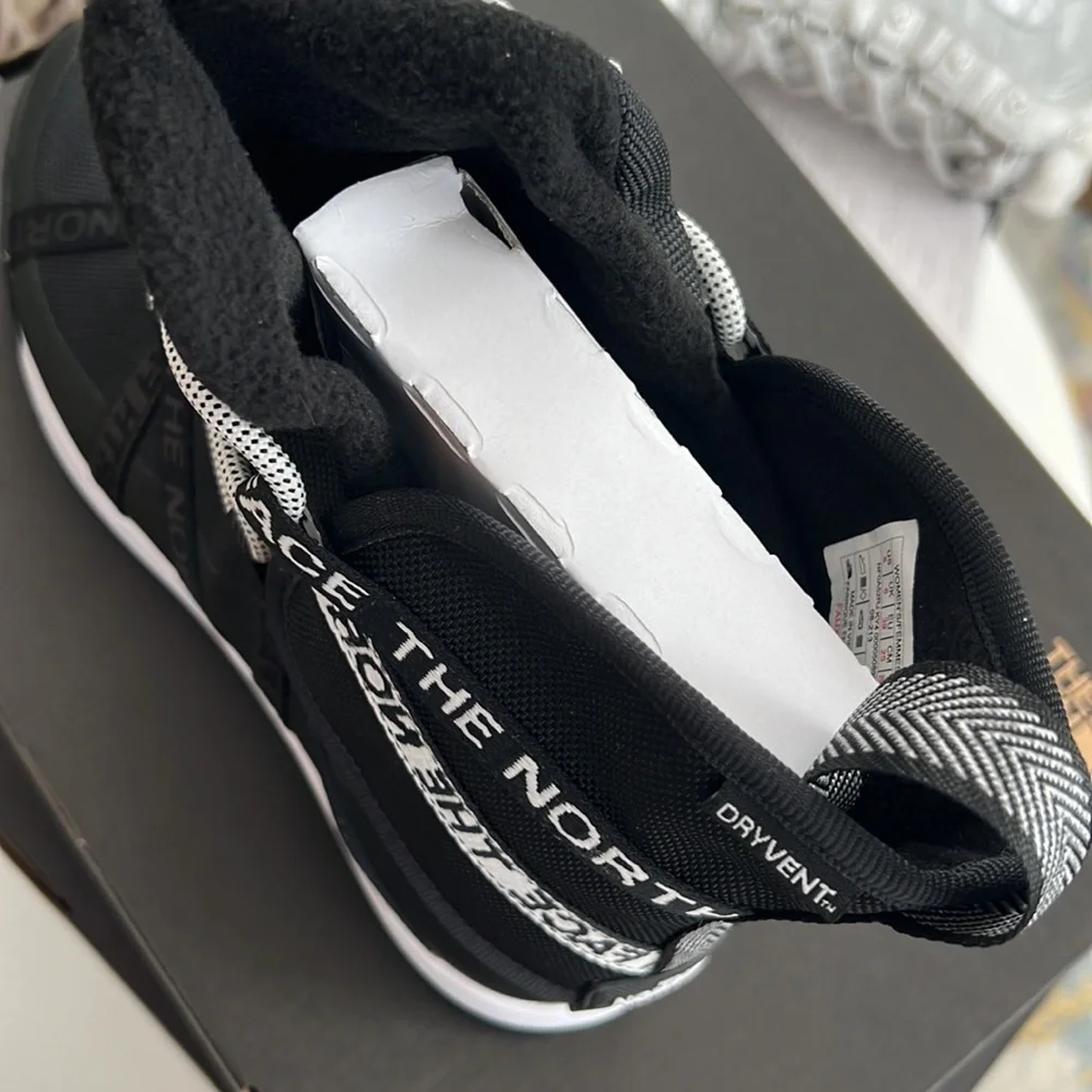 The North Face Women’s Sierra Sport Lace Up Black and White Boot - Picture 3 of 4